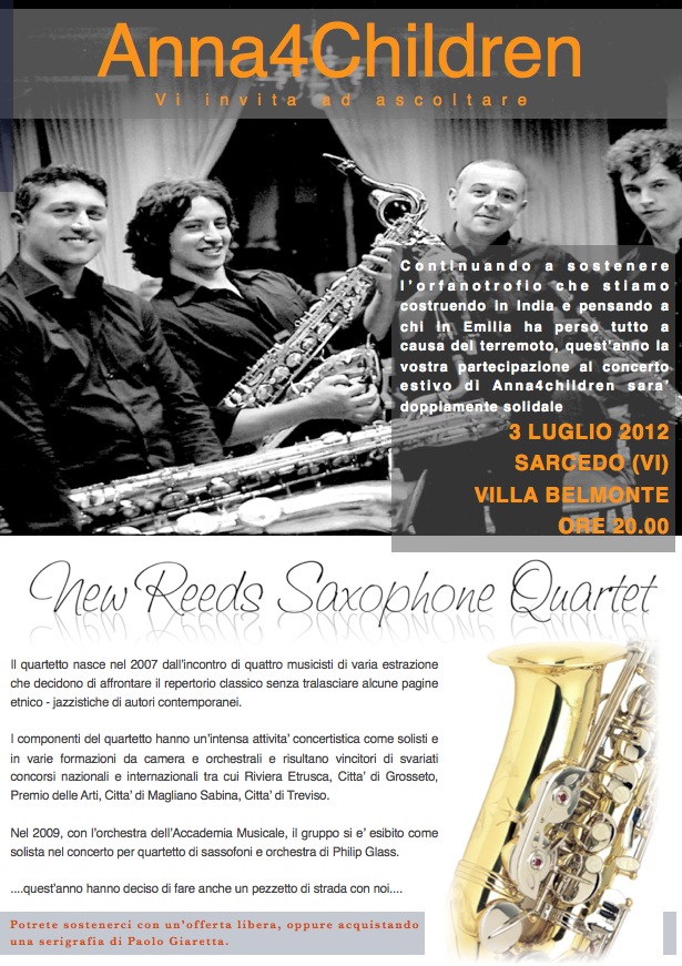 Concerto dei New Reeds Saxophone Quartet