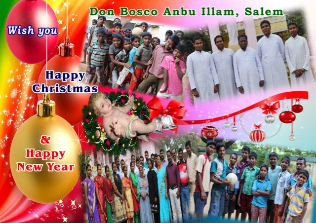 Dicembre 2015 – Auguri da parte dei bambini di Andivaram e dei Salesiani